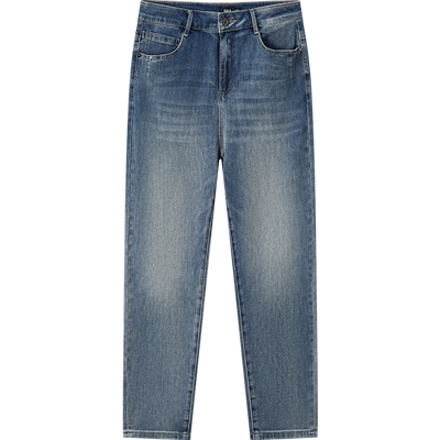 森马小脚裤经典复古水洗牛仔裤男