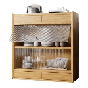 橱柜门定制亚克力柜门自装加装免打孔厨房灶台小柜子酒柜玻璃门板