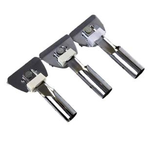 尘推铁夹头加厚特厚送螺丝拖把夹子平板杆子配件大全万向排拖通用