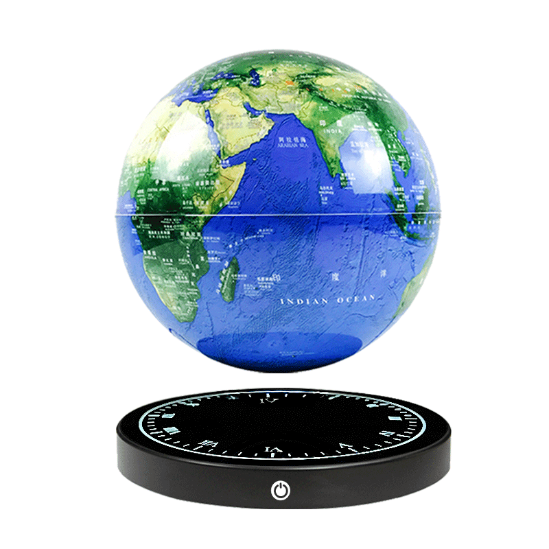 磁悬浮地球仪3d立体悬浮ar智能发光自转儿童启蒙地球模型音响创意桌面摆件小学生初中高中儿童男孩子生日礼物