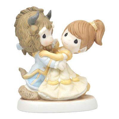 水滴娃娃美女与野兽陶瓷摆件