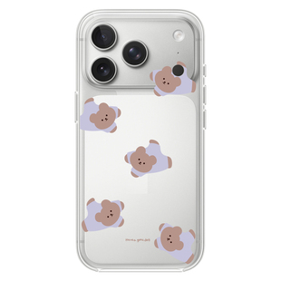 日韩软糖小熊适用苹果17PROMAX情侣15PRO可爱13动漫12卡通14个性iPhone16PROMAX硅胶透明手机壳华为小米vivoo