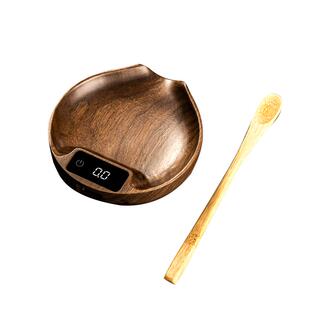 容山堂实木电子茶则散茶叶称克称茶荷迷你小克称茶称茶勺茶道配件