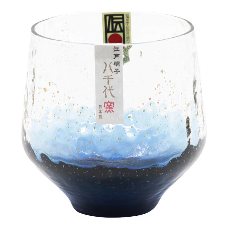 藤原家日本进口东洋佐佐木八千代窑星空杯威士忌杯玻璃清酒杯酒壶
