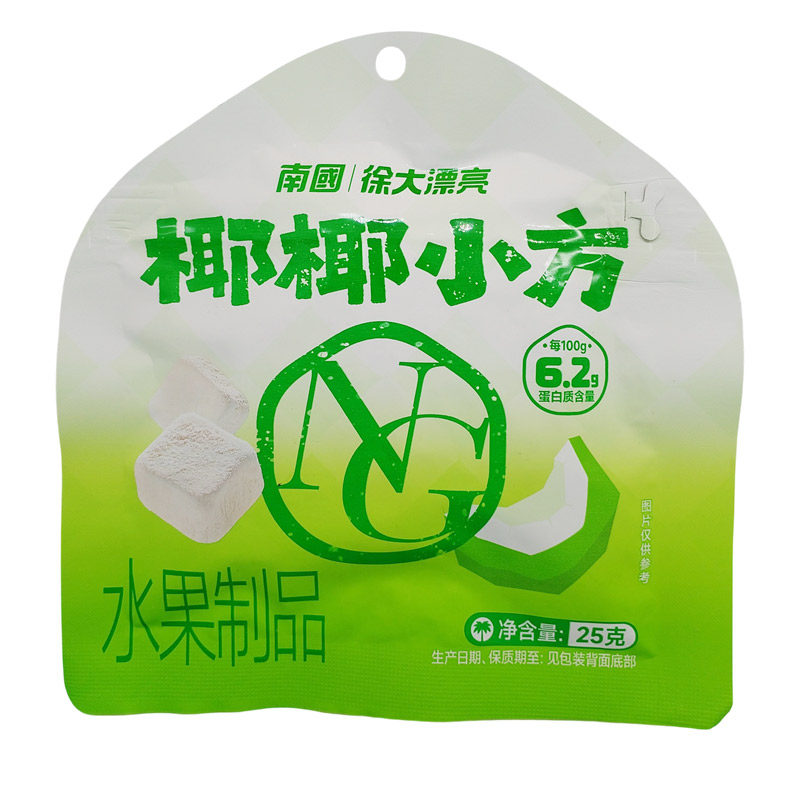 南国椰椰小方水果制品冻干25克