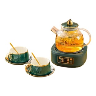 水果茶壶套装玻璃花草茶具电加热泡茶壶煮茶器下午茶茶具花茶杯子