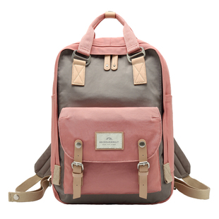 新版甜甜圈旅行双肩包男女学生书包初中高中通勤背包大容量电脑包