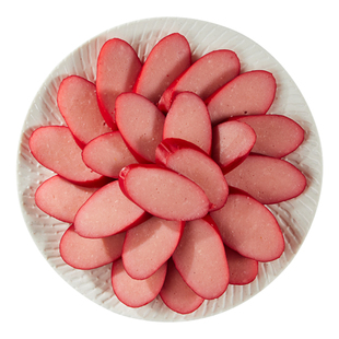 上海山林大红肠400克x10根整箱批绿标香肠整箱卤味拌饭菜山林熟食