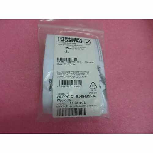 议价全新原装菲尼克斯 VS-PPC-C1-RJ45-MNNA-PG9-8Q5 1608016 现