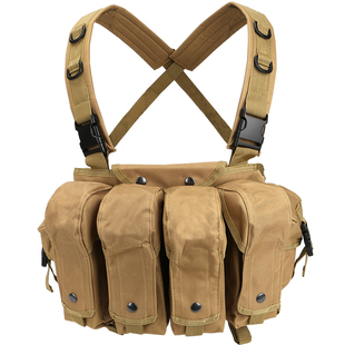 暗区突围护甲战术肚兜AK胸挂携行装具多功能作战背心马甲快拆弹挂