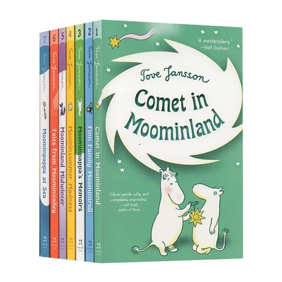 英文原版绘本 Moominvalley in November 姆明谷系列7册 儿童图画故事书读物 姆明谷神话 魔术师的帽子 英文版 进口英语原版书籍