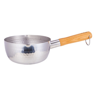 日本原装进口谷口金属不锈钢雪平锅锤目纹家用烹饪烧汤煮面多用锅