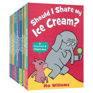 英文原版 An Elephant and Piggie Book 小猪小象系列绘本 Mo Willems 吴敏兰书单绘本 情商培养 儿童英语启蒙读物 亲子睡前读物