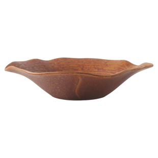 日式创意复古陶瓷异形沙拉碗家用浮雕面碗甜品碗水果盘不规则菜碗