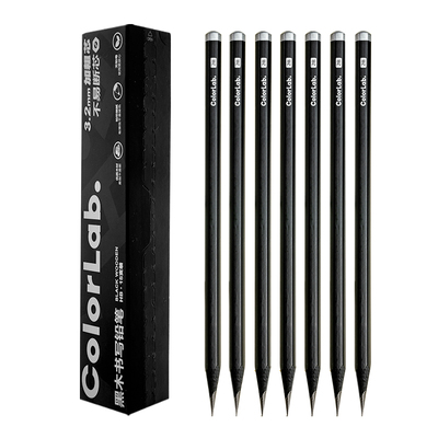 晨光黑木铅笔3.2mm高颜值