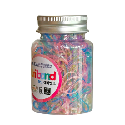 果冻色韩国婴儿橡皮筋不伤发