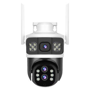 v380pro摄影头三画面变焦监控器户外高清夜视无线360度wifi室外4g