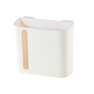 厨房纸巾架纸巾盒倒挂式悬挂卷纸架免打孔吊柜下大号保鲜膜收纳盒