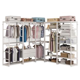 【包安装】开放式衣柜金属框架货柜衣帽间架子组装自制落地挂衣架