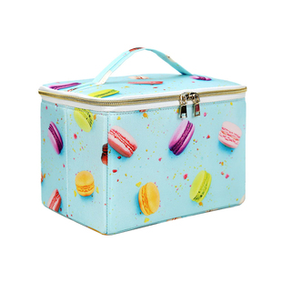 红蝌蚪可折叠化妆箱便携大容量化妆包收纳包旅行化妆盒收纳盒家用