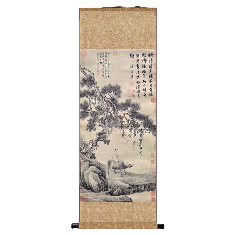 高清微喷丝绸画丽江南材质细腻
