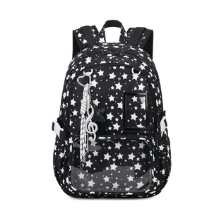 AORDA 韩系双肩背包大容量娃包吧唧书包通勤微痛包初中女生高中生