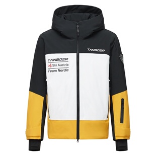 坦博尔奥莱冬正品羽绒服男女同款户外运动滑雪拼接鹅绒滑雪服