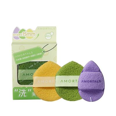 尔木萄洗笑颜开洁颜扑水滴手套洗脸扑海绵洁面扑擦脸搓脸泥膜清洁