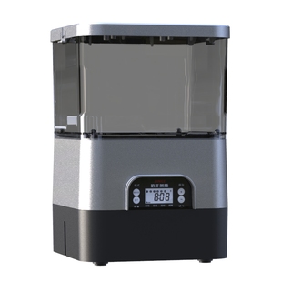 太阳能锦鲤自动喂食器喂鱼器室外户外鱼池定时乌龟养鱼投喂投料器