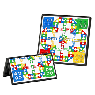 飞行棋磁吸儿童版益智玩具小学生磁石幼儿园成人磁力棋子棋类便携