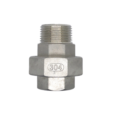 304不锈钢内外丝活接带垫