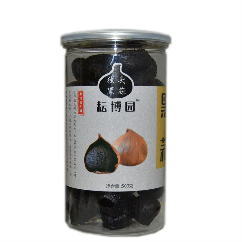 山东特产干货耘博园黑蒜米去皮独头黑蒜发酵黑蒜头实惠装500g包邮