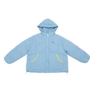 云朵工厂云朵茧型连帽面包服秋冬保暖短款棉服上衣厚外套女新宽松