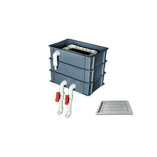 8号鱼缸乌龟缸滴流盒上置diy过滤盒水循环自制水族箱干湿分离