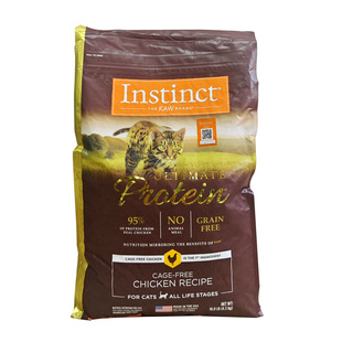 贝多芬宠物/Instinct生鲜本能百利猫粮金装高蛋白鸡肉鸭肉4磅10磅