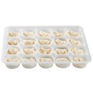 生小馄饨打包盒一次性云吞混沌收纳冰汤圆冷冻盒子外卖盒专用分格