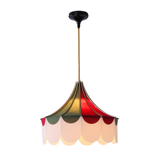 NEIWAI内外马戏团儿童房吊灯孟菲斯彩色帐篷男孩女孩房创意卧室灯