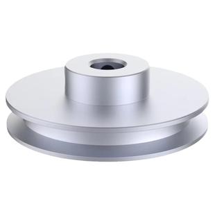 铝合金单槽皮带轮滑轮O型皮带专用V型槽轮传动带轮主轴小型皮带轮