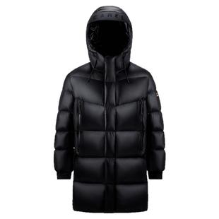 骆驼飞金鹅绒服女装2025新款冬季抗寒保暖连帽中长款羽绒服外套男