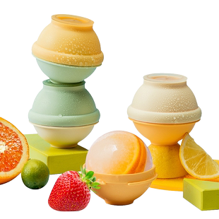 大冰球冰块模具家用硅胶食品级无气泡圆形灯泡威士忌大号冰格模型