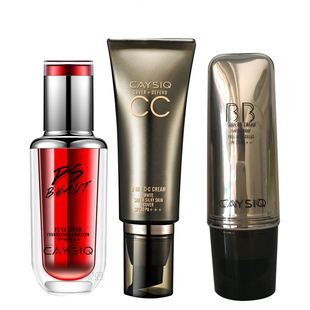 凯丝绮光影弹性CC霜PS美颜印记BB霜九效聚水亮光粉底液斯琦正品