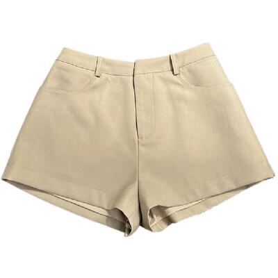 老钱风西装宽松休闲阔腿短裤