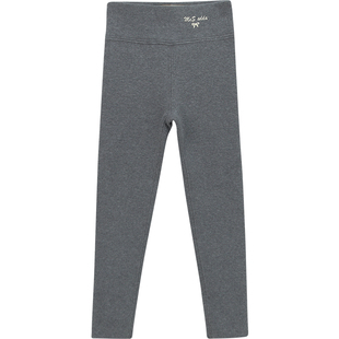 女童打底裤冬装2025新款洋气儿童加绒保暖外穿长裤女孩高弹瑜伽裤