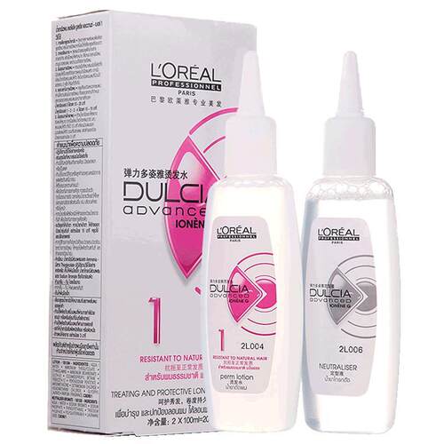 欧莱雅烫发水药剂冷烫卷发自己在家用烫发纹理烫定型剂冷烫精药水