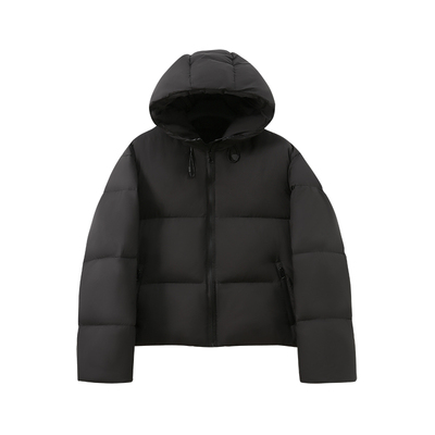 90绒加厚泡芙连帽面包羽绒服