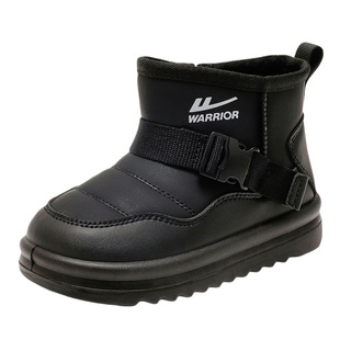 回力童鞋男童加绒雪地靴2025冬季新款儿童保暖大棉鞋女童加厚冬靴