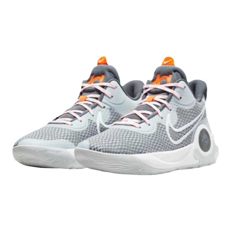 乐积运动 NIKE KD TREY5 EP杜兰特白灰中帮实战篮球鞋CW3402-011