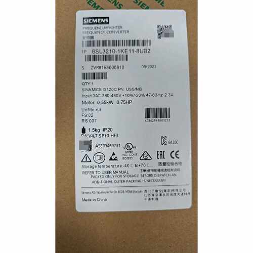 〔议价-可维修〕西门子变频器6SL3210-1KE11-8UB2 全新均有货