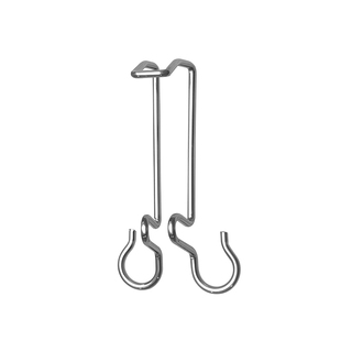 不锈钢光伏挂钩线夹光伏板固定卡扣支架mc4侧边线夹挂线钩子组件