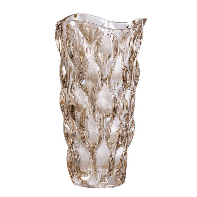 花瓶摆件客厅插花轻奢水晶玻璃ins风北欧玫瑰卧室网红水养装饰品